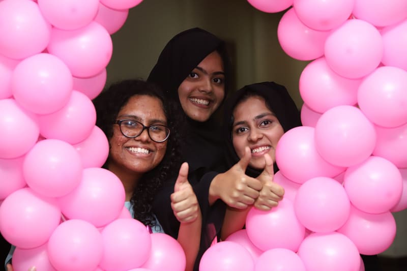 Breast Cancer Awareness Month Pink Oct. 2019 at RAK Medical & Health Sciences University, 2019-20 — photograph 29 of 31