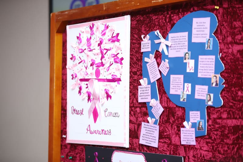 Breast Cancer Awareness Month Pink Oct. 2019 at RAK Medical & Health Sciences University, 2019-20 — photograph 30 of 31