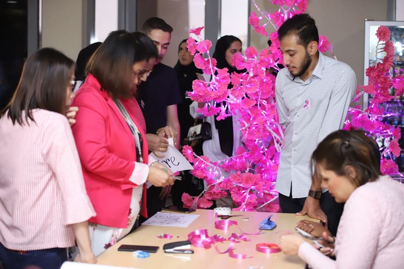 Breast Cancer Awareness Month Pink Oct. 2019 at RAK Medical & Health Sciences University, 2019-20 — photograph 31 of 31