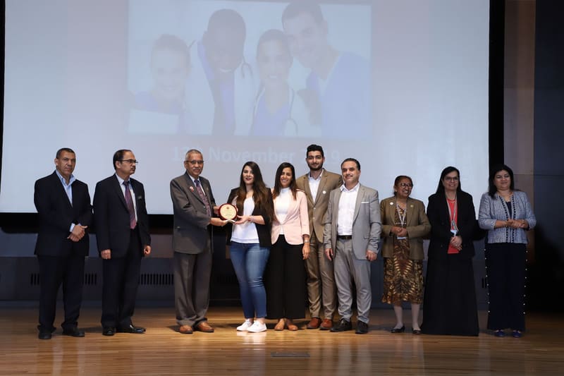 Career Fair 2019 at RAK Medical & Health Sciences University, 2019-20 — photograph 3 of 20
