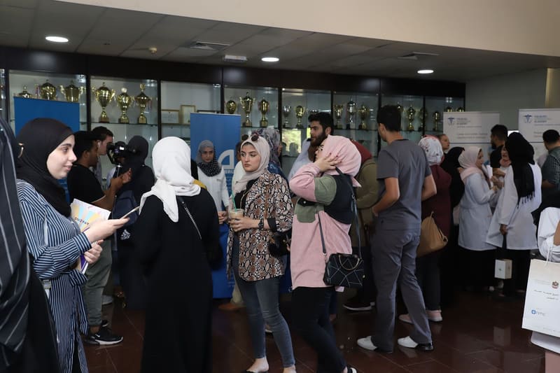 Career Fair 2019 at RAK Medical & Health Sciences University, 2019-20 — photograph 11 of 20