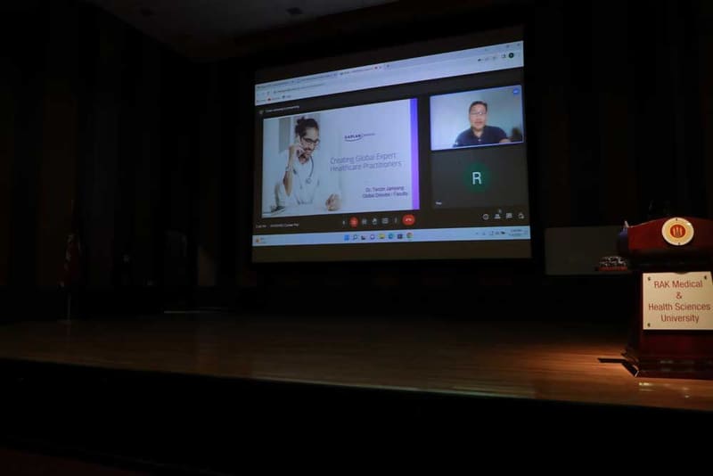 Career Fair 2022 at RAK Medical & Health Sciences University, 2022-23 — photograph 2 of 14