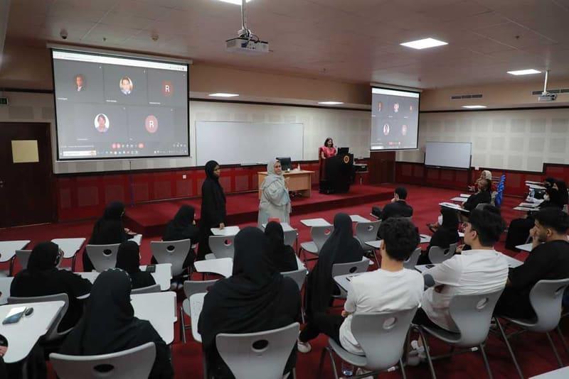 Career Fair 2022 at RAK Medical & Health Sciences University, 2022-23 — photograph 3 of 14