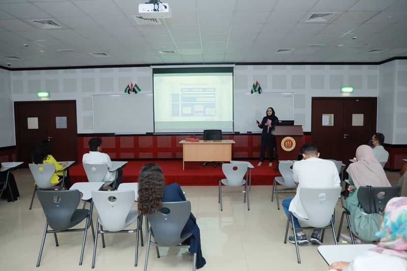 Career Fair 2022 at RAK Medical & Health Sciences University, 2022-23 — photograph 10 of 14