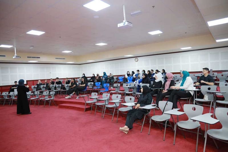 Career Fair 2022 at RAK Medical & Health Sciences University, 2022-23 — photograph 11 of 14