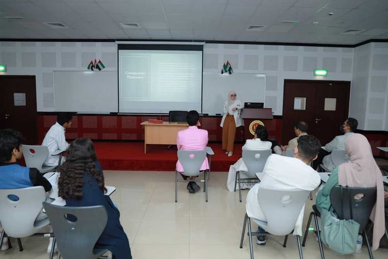 Career Fair 2022 at RAK Medical & Health Sciences University, 2022-23 — photograph 12 of 14