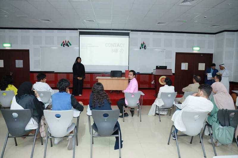 Career Fair 2022 at RAK Medical & Health Sciences University, 2022-23 — photograph 13 of 14