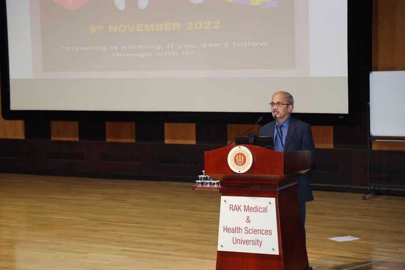 Career Fair 2022 at RAK Medical & Health Sciences University, 2022-23 — photograph 14 of 14