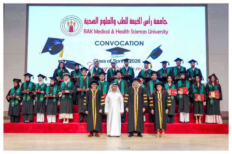 Convocation January 2026 — Diploma & B.Pharm at RAK Medical & Health Sciences University, 2025-26 — photograph 14 of 15