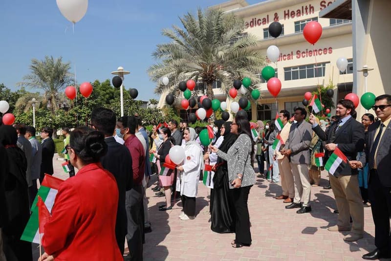 FLAG DAY 2022 at RAK Medical & Health Sciences University, 2022-23 — photograph 4 of 20