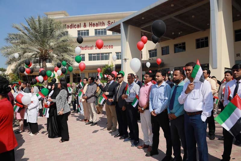 FLAG DAY 2022 at RAK Medical & Health Sciences University, 2022-23 — photograph 5 of 20