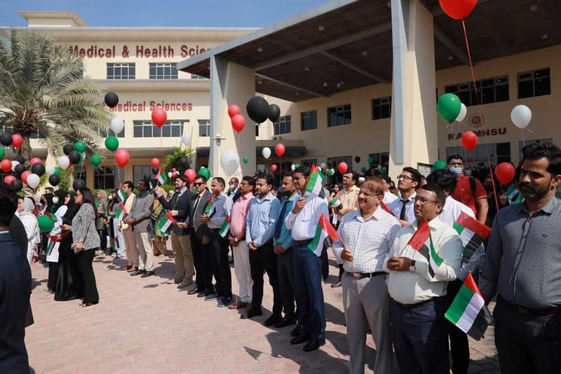 FLAG DAY 2022 at RAK Medical & Health Sciences University, 2022-23 — photograph 7 of 20