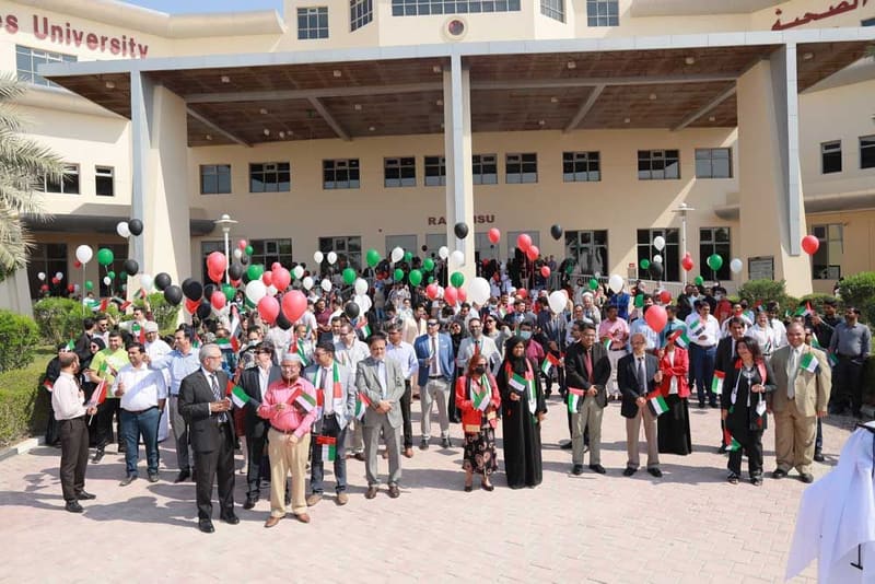 FLAG DAY 2022 at RAK Medical & Health Sciences University, 2022-23 — photograph 10 of 20
