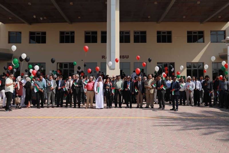FLAG DAY 2022 at RAK Medical & Health Sciences University, 2022-23 — photograph 12 of 20