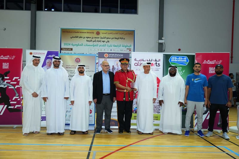 Fourth RAKMHSU Government football Tournament 2024 at RAK Medical & Health Sciences University, 2023-24 — photograph 3 of 20
