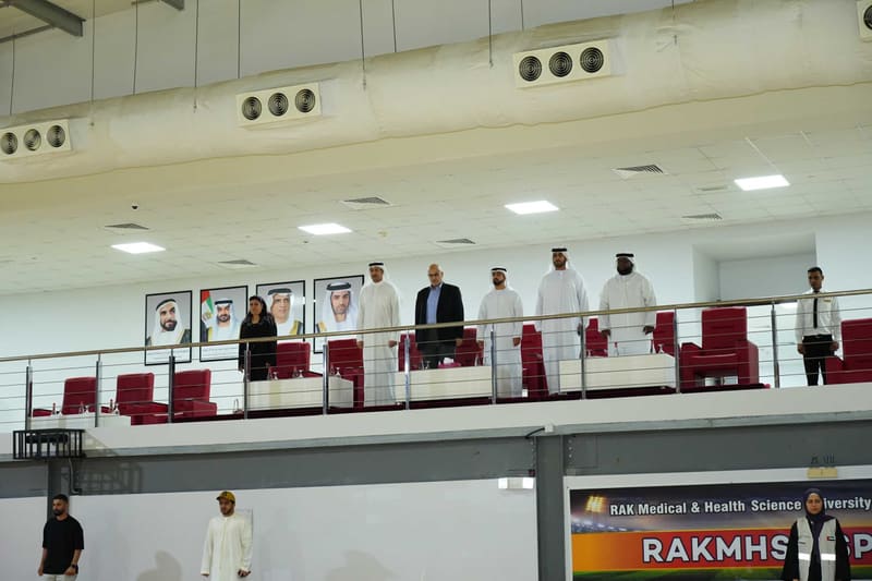 Fourth RAKMHSU Government football Tournament 2024 at RAK Medical & Health Sciences University, 2023-24 — photograph 15 of 20