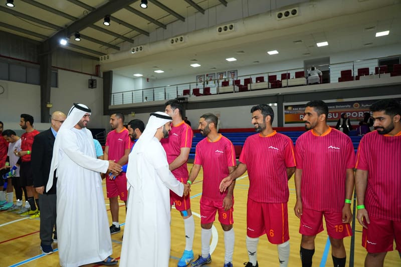Fourth RAKMHSU Government football Tournament 2024 at RAK Medical & Health Sciences University, 2023-24 — photograph 17 of 20