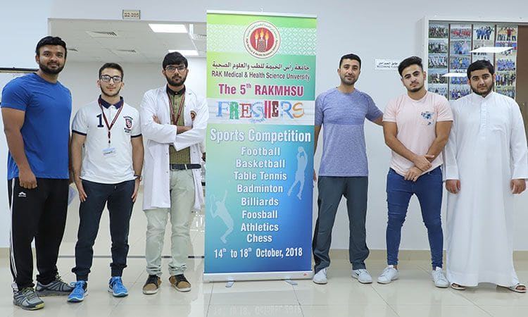 Freshers Sports Competitions 2018-19 at RAK Medical & Health Sciences University, 2018-19 — photograph 17 of 40