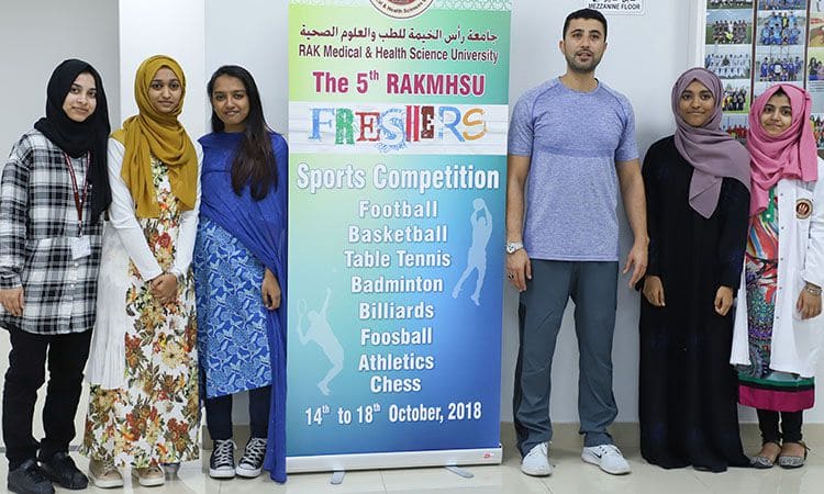 Freshers Sports Competitions 2018-19 at RAK Medical & Health Sciences University, 2018-19 — photograph 19 of 40