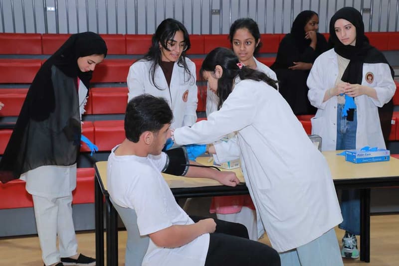 International University sports day 2023 at RAK Medical & Health Sciences University, 2023-24 — photograph 32 of 40