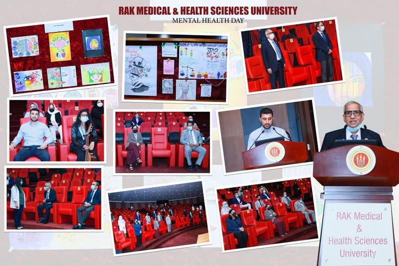 Mental Health Day - 2021 at RAK Medical & Health Sciences University, 2021-22 — photograph 5 of 63