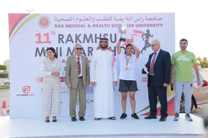 Mini Marathon 2023 at RAK Medical & Health Sciences University, 2022-23 — photograph 17 of 40