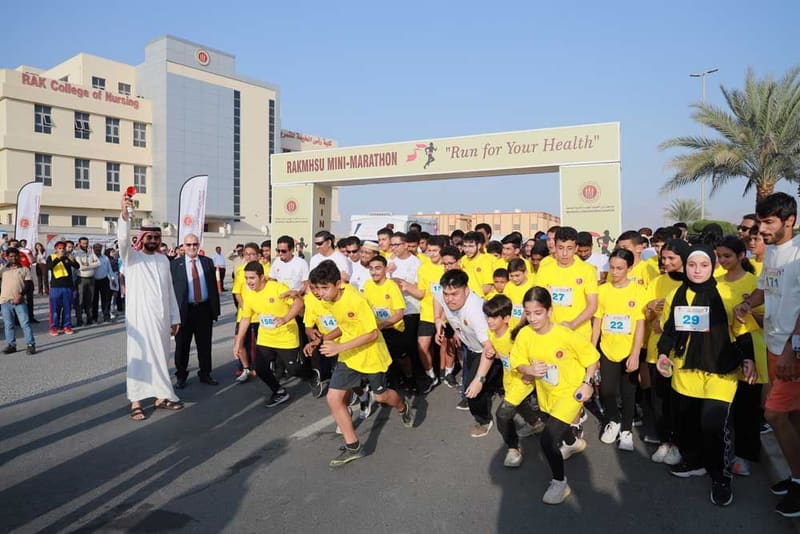 Mini Marathon 2023 at RAK Medical & Health Sciences University, 2022-23 — photograph 30 of 40