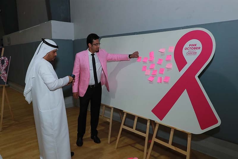Pink October 2023 at RAK Medical & Health Sciences University, 2023-24 — photograph 7 of 20