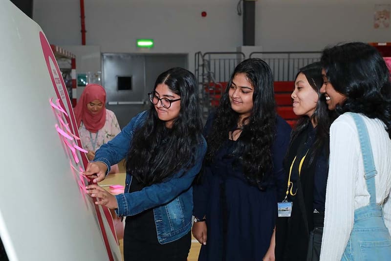 Pink October 2023 at RAK Medical & Health Sciences University, 2023-24 — photograph 17 of 20