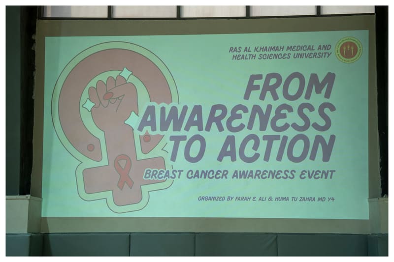 Pink October 2025 at RAK Medical & Health Sciences University, 2025-26 — photograph 17 of 17