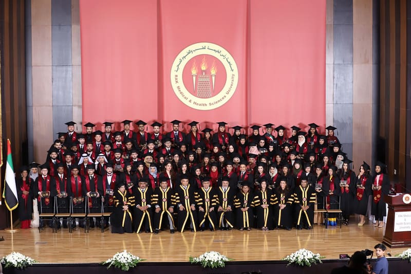 RAKCOMS Convocation 2019 at RAK Medical & Health Sciences University, 2019-20 — photograph 4 of 20