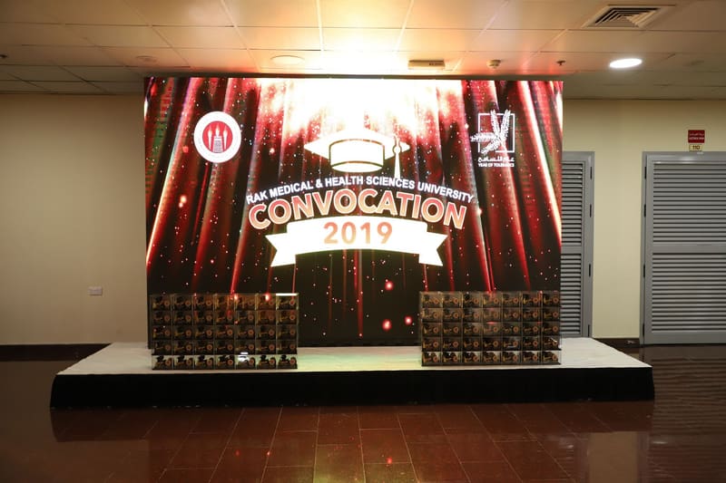RAKCOMS Convocation 2019 at RAK Medical & Health Sciences University, 2019-20 — photograph 15 of 20