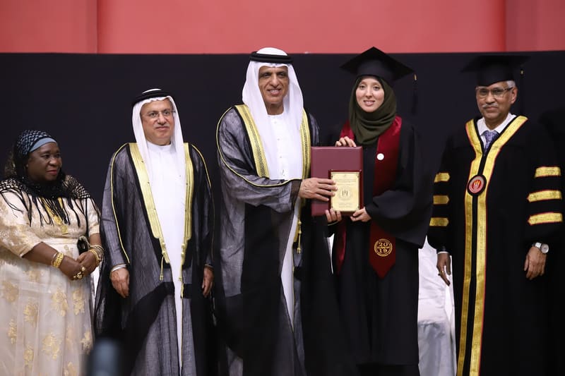 RAKCOMS Convocation 2019 at RAK Medical & Health Sciences University, 2019-20 — photograph 17 of 20