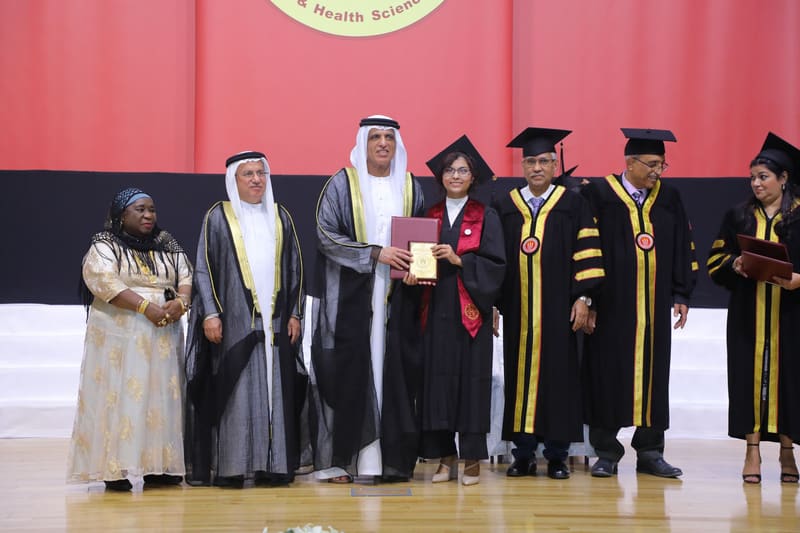 RAKCOMS Convocation 2019 at RAK Medical & Health Sciences University, 2019-20 — photograph 18 of 20