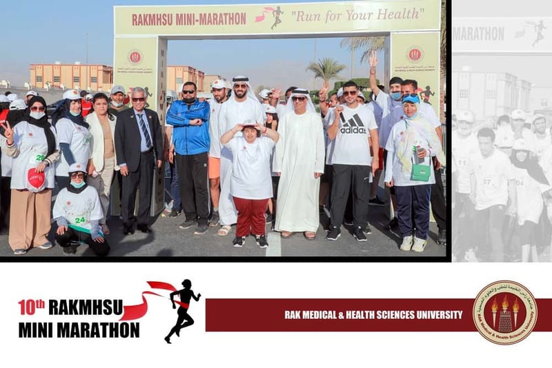 RAKMHSU 10th Mini Marathon 2022 at RAK Medical & Health Sciences University, 2021-22 — photograph 24 of 40