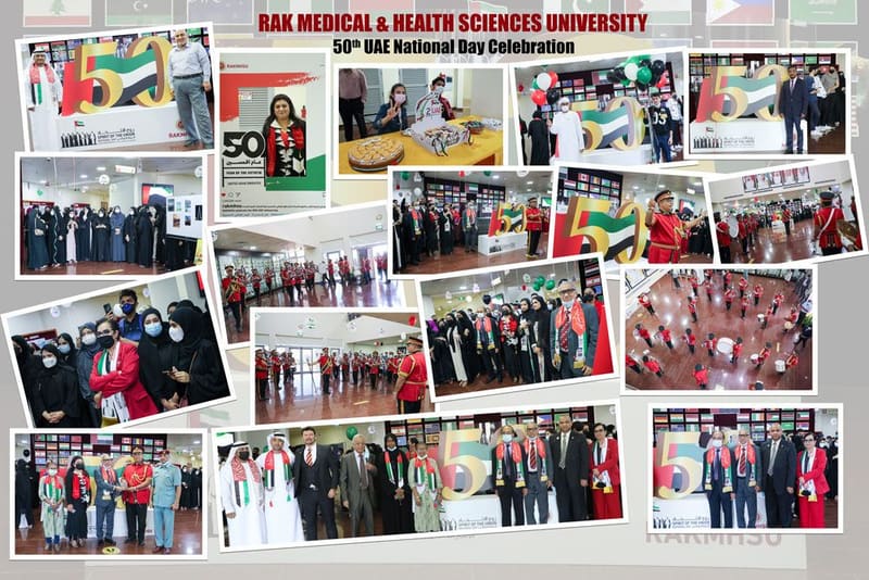 RAKMHSU celebration of the 50th UAE National Day at RAK Medical & Health Sciences University, 2021-22 — photograph 3 of 52