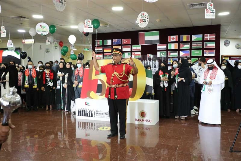 RAKMHSU celebration of the 50th UAE National Day at RAK Medical & Health Sciences University, 2021-22 — photograph 5 of 52