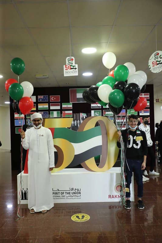 RAKMHSU celebration of the 50th UAE National Day at RAK Medical & Health Sciences University, 2021-22 — photograph 20 of 52
