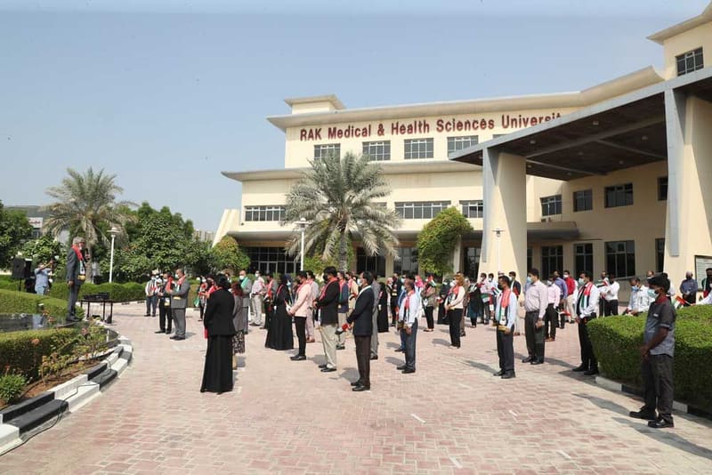 RAKMHSU celebration of  UAE Flag Day 2021 Photos at RAK Medical & Health Sciences University, 2021-22 — photograph 4 of 44