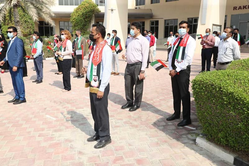 RAKMHSU celebration of  UAE Flag Day 2021 Photos at RAK Medical & Health Sciences University, 2021-22 — photograph 9 of 44
