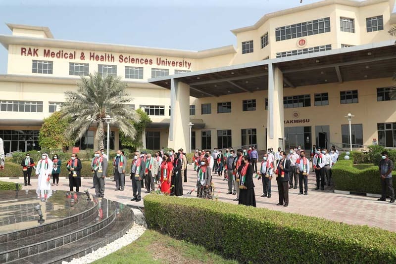 RAKMHSU celebration of  UAE Flag Day 2021 Photos at RAK Medical & Health Sciences University, 2021-22 — photograph 14 of 44
