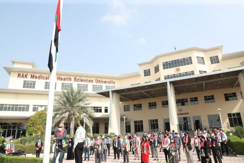 RAKMHSU celebration of  UAE Flag Day 2021 Photos at RAK Medical & Health Sciences University, 2021-22 — photograph 16 of 44