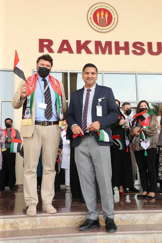 RAKMHSU celebration of  UAE Flag Day 2021 Photos at RAK Medical & Health Sciences University, 2021-22 — photograph 21 of 44