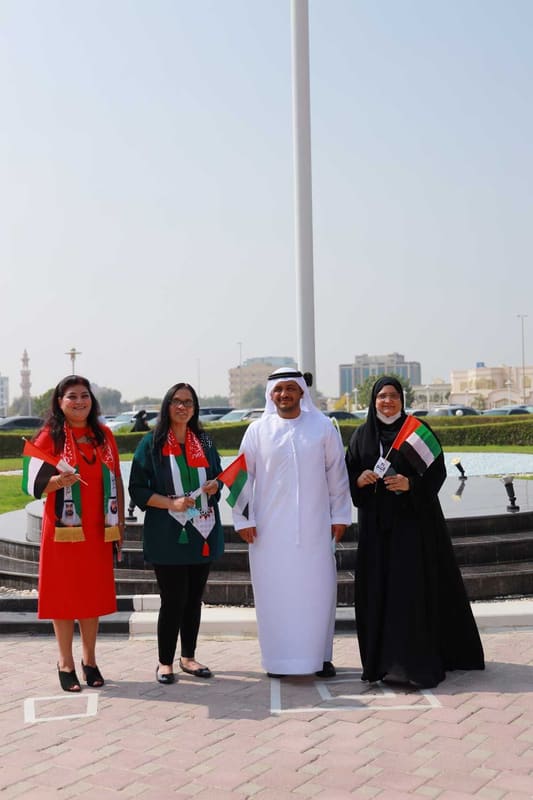 RAKMHSU celebration of  UAE Flag Day 2021 Photos at RAK Medical & Health Sciences University, 2021-22 — photograph 25 of 44