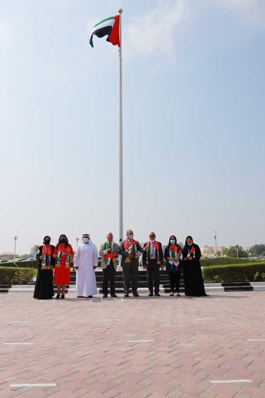 RAKMHSU celebration of  UAE Flag Day 2021 Photos at RAK Medical & Health Sciences University, 2021-22 — photograph 27 of 44