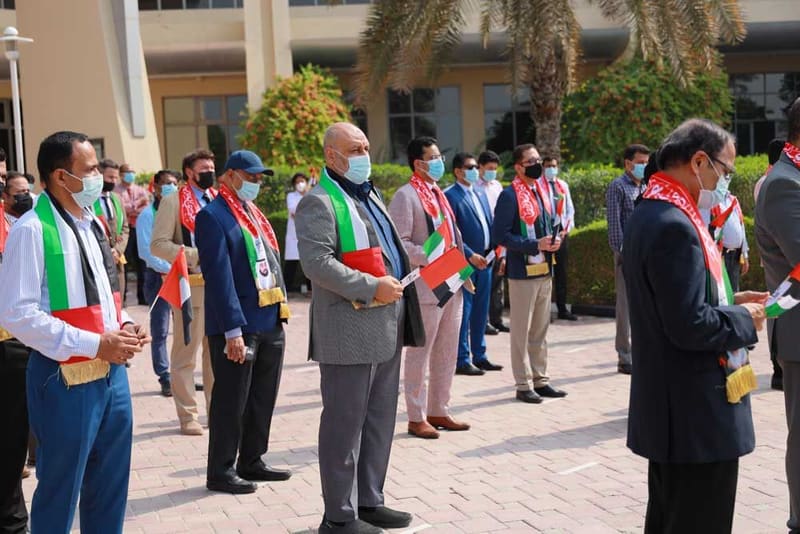 RAKMHSU celebration of  UAE Flag Day 2021 Photos at RAK Medical & Health Sciences University, 2021-22 — photograph 36 of 44