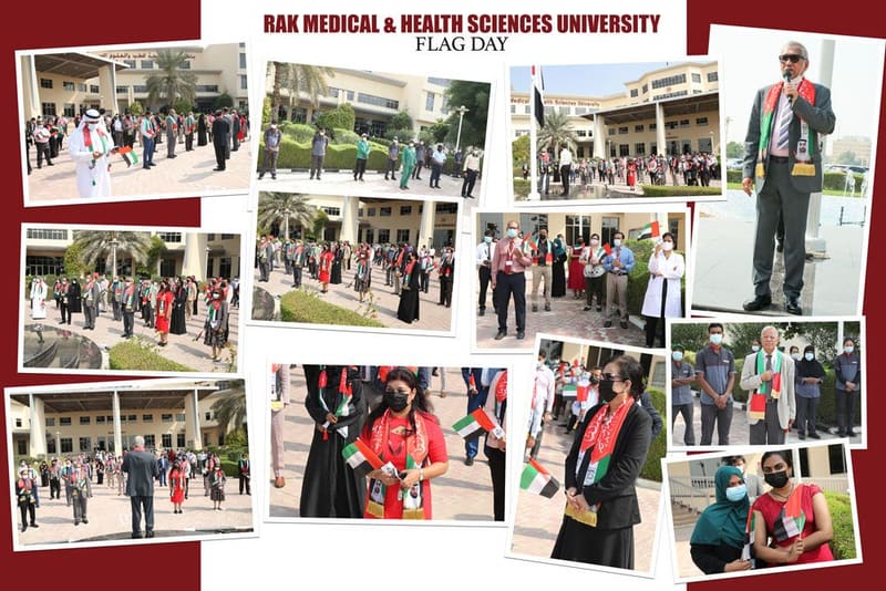 RAKMHSU celebration of  UAE Flag Day 2021Photos at RAK Medical & Health Sciences University, 2021-22 — photograph 3 of 48