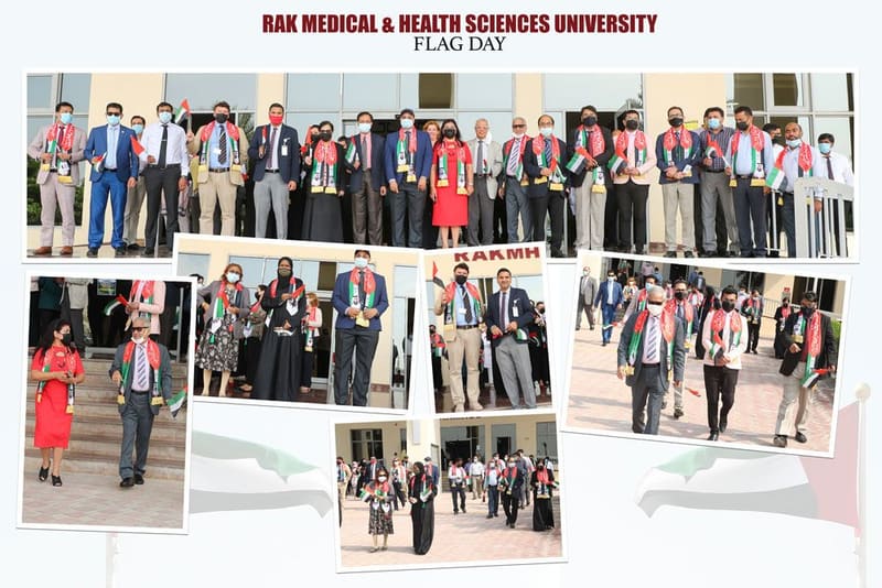 RAKMHSU celebration of  UAE Flag Day 2021Photos at RAK Medical & Health Sciences University, 2021-22 — photograph 4 of 48