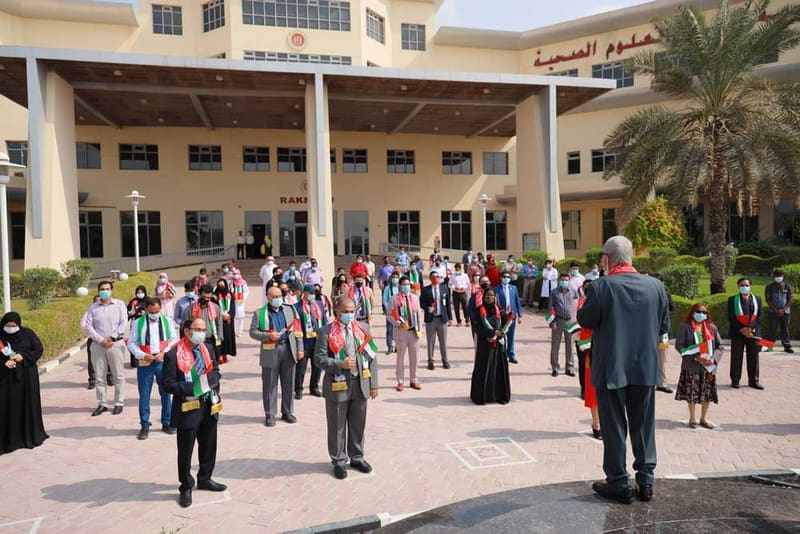 RAKMHSU celebration of  UAE Flag Day 2021Photos at RAK Medical & Health Sciences University, 2021-22 — photograph 10 of 48