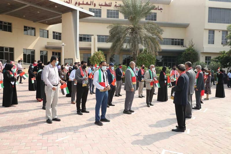 RAKMHSU celebration of  UAE Flag Day 2021Photos at RAK Medical & Health Sciences University, 2021-22 — photograph 25 of 48